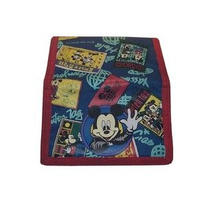 Vintage Rare Disneyland World Traveler Tri-Fold Wallet